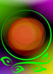 abstract background with circles - Lilleaker 