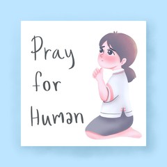 Praying for human 