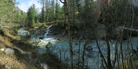 Isar-Panorama im Karwendel