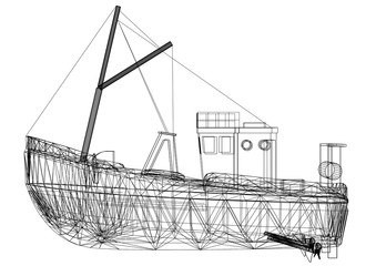 Fishing Boat blueprint