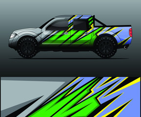 truck decal graphic wrap vector, abstract background