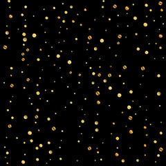 Sparse gold confetti luxury sparkling confetti. Sc