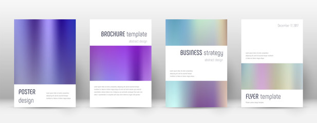 Flyer layout. Minimalistic imaginative template fo