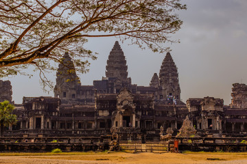 Obraz premium Angkor Wat temple Siem Reap Cambodia in Nature