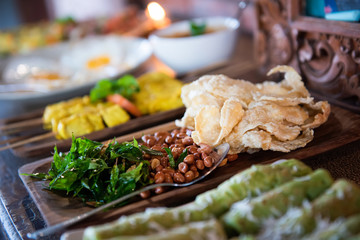 Indonesian traditional bali food. Indonesia