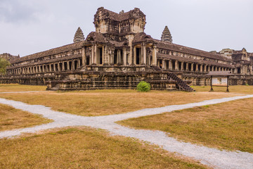 Angkor Wat temple Siem Reap Cambodia in Nature