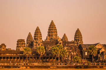 Angkor Wat temple Siem Reap Cambodia in Nature