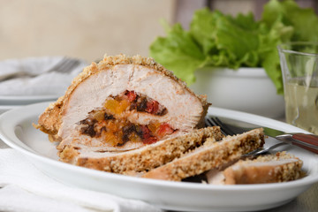 turkey stuffed with dried fruit