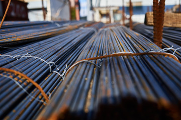 rusted steel close up