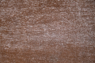 Fototapeta premium Old brown painted wooden wall closeup