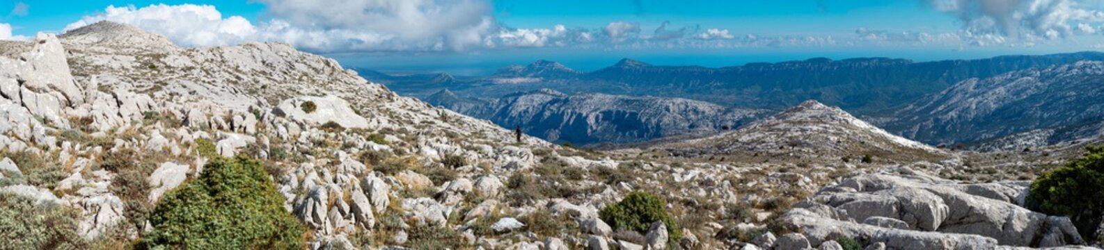 Sardegna, panorama del Supramonte, Italia