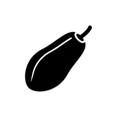 papaya icon design, flat style icon collection