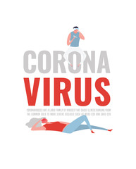 Coronavirus vector poster