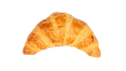Croissant on a white background.
