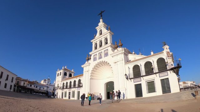 El Rocio church. HUELVA, ANDALUSIA, SPAIN.  
