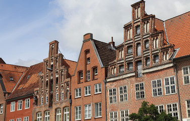 Fototapeta premium Historical houses in Luneburg, Germany
