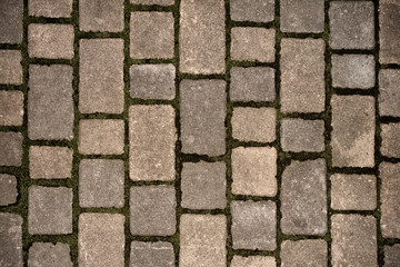 Background, texture of old paving slabs