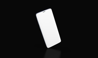 smartphone mobile in 3d mockup