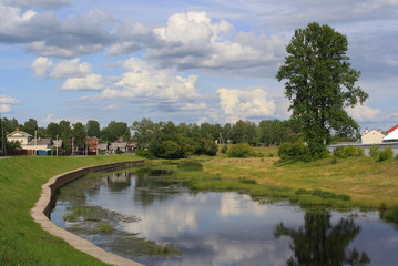 river in Tikhvin