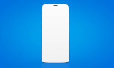 smartphone digital isolated 3d background blue