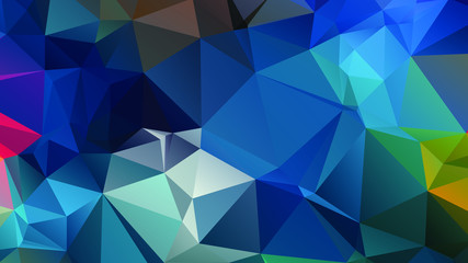 Abstract Color Polygon Background Design, Abstract Geometric Origami Style With Gradient