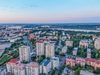 Fototapeta premium City aerial view
