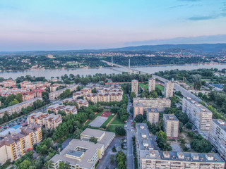 Obraz premium City aerial view