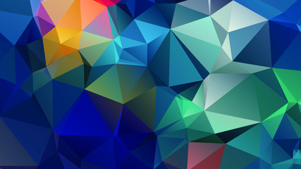 Abstract Color Polygon Background Design, Abstract Geometric Origami Style With Gradient