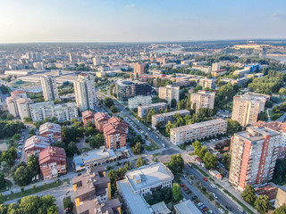 City aerial view