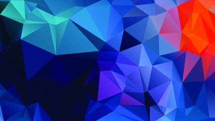 Fototapeta premium Abstract Color Polygon Background Design, Abstract Geometric Origami Style With Gradient
