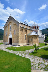 Fototapeta na wymiar Serbian Orthodox monastery Studenica