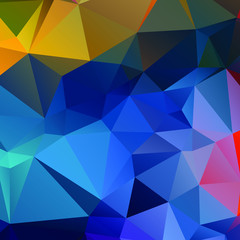 Abstract Color Polygon Background Design, Abstract Geometric Origami Style With Gradient