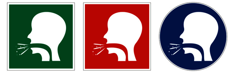 Universal pictographic symbols for the ongoing epidemic situation around the world.