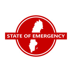 state of emergency, vector, sweden