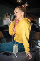 Coffee is an instant happy booster for me.