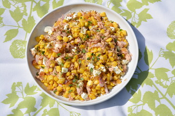 Entée composée au thon