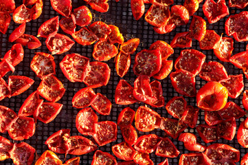 Sun dried Santorini cherry tomatoes.