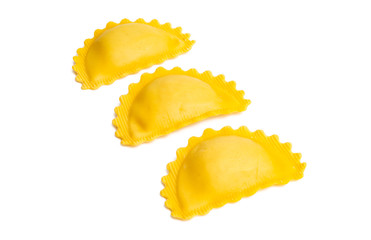 italian ravioli isolated