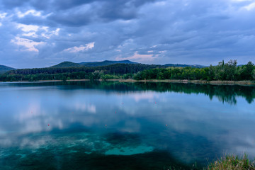 Beautiful Lake of Banyoles. Catalonia, Spain.