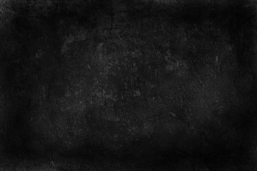 Obraz premium black old wall cracked concrete background / abstract black texture, vintage old background