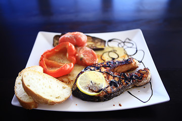 breakfast in a cafe / background food morning fresh breakfast in a cafe