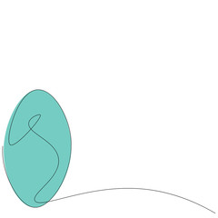 Easter egg background vector illustration