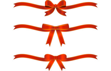 金色のグラデーションのかかったゴージャスなリボン飾りのフレーム Wall Mural Tkm