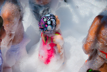Children's foam party	