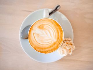 Cup of fresh Cappuccino