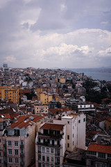 Fototapeta na wymiar aerial view of istanbul from galata tower