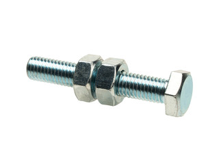 Isolated object bolt with nut
