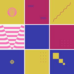 Fototapeta premium Colorful Geometric Vector Pattern Design