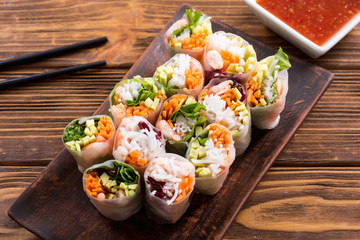 Vietnamese spring rolls