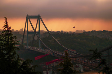 Obraz premium Bosphorus bridge istanbul
